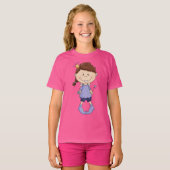 T-shirt de base pour filles de fées (Devant entier)