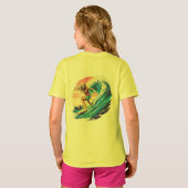 T-Shirt De Base Pour Filles - Fit Classique, Coton (Dos entier)