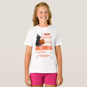 T-shirt de base pour filles Halloween IMPRIMER (Devant entier)
