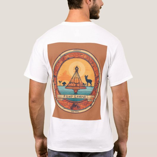 T-shirt de base pour hommes (Dos)