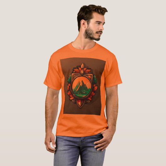 T-shirt de base pour hommes (Devant entier)