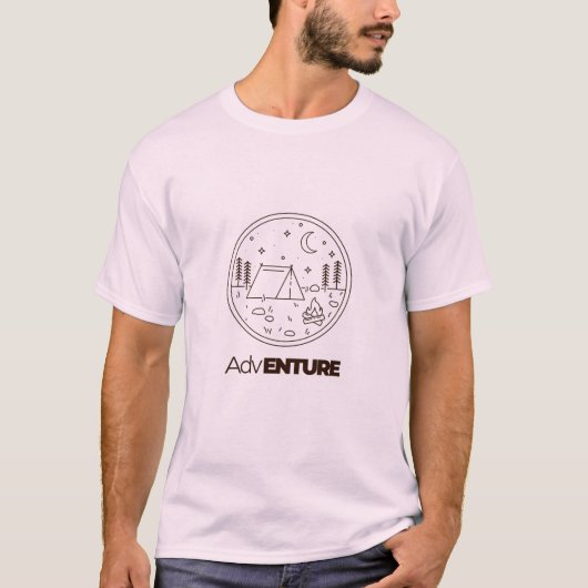 T-shirt de base pour hommes (Devant)