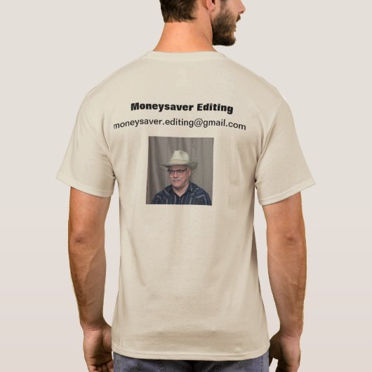 T-shirt de base pour hommes (Dos)