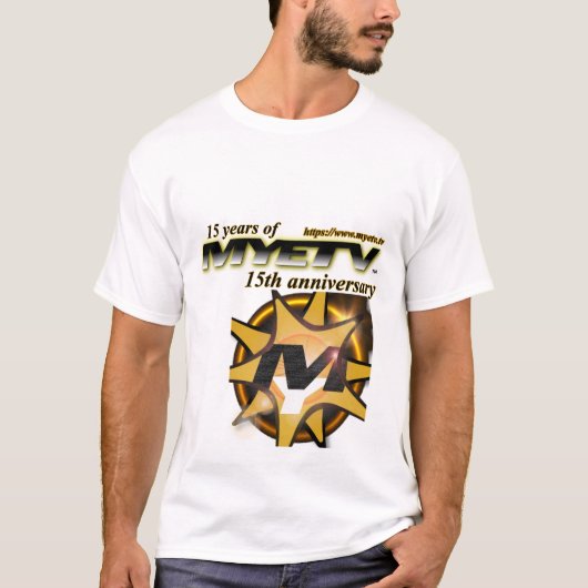 T-shirt de base pour hommes de MYETV multicolore - (Devant)