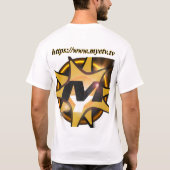 T-shirt de base pour hommes de MYETV multicolore - (Dos)