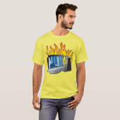 T-shirt de base pour hommes de pompiers (Devant entier)