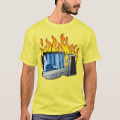 T-shirt de base pour hommes de pompiers (Devant)