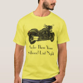 T-shirt de base pour hommes - Dernière nuit plus f (Devant)