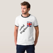 T-Shirt de base pour hommes du drapeau britannique (Devant entier)