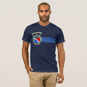 T-shirt de base pour hommes Elliott Crest & Tartan (Devant entier)