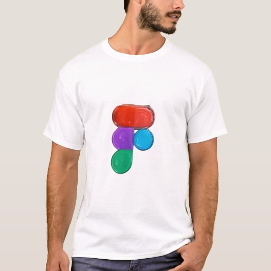 T-shirt de base pour hommes Figma design (Devant)