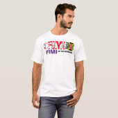 T-shirt de base pour hommes FIMI SK8 (Devant entier)
