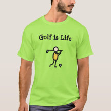 T-shirt de base pour hommes | Le golf est la vie