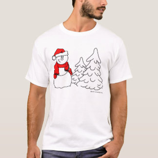 T-shirt de base Snowman