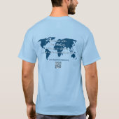 T-shirt de base Unisex pour le 70e anniversaire de (Dos)