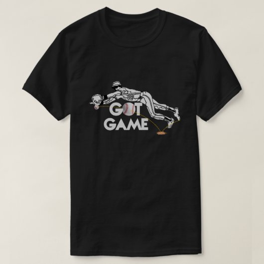 T-Shirt De Baseball (Design devant)