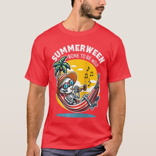 T-shirt de baseball à manches raglan Summerween Bo (Devant)