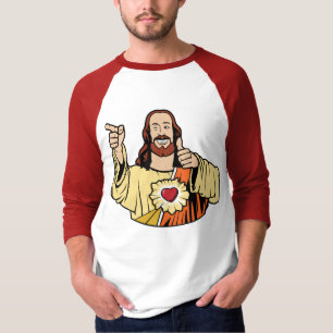 T-shirt de baseball Buddy Jesus