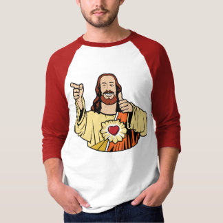 T-shirt de baseball Buddy Jesus