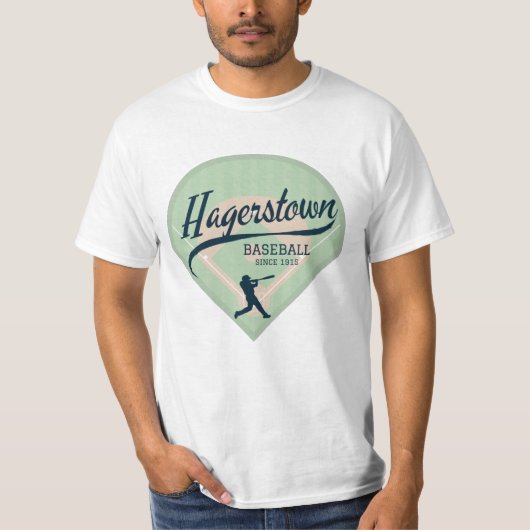 T-shirt de baseball de Hagerstown (Devant)