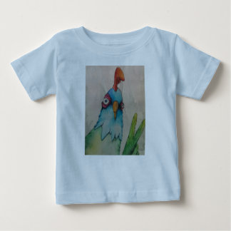 t-shirt de baseball de poule en bas