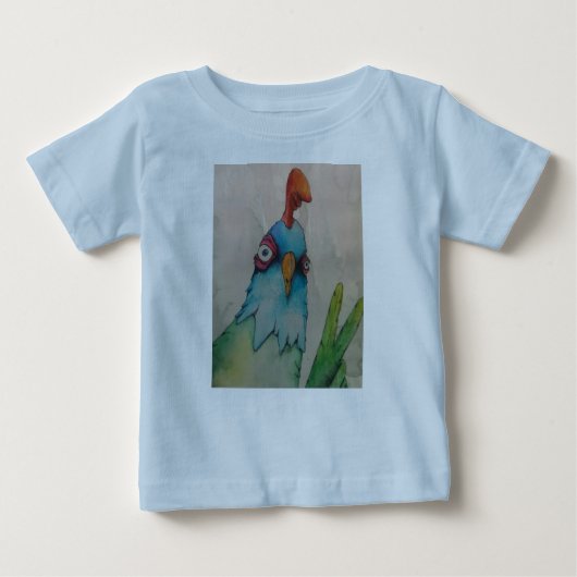 t-shirt de baseball de poule en bas (Devant)