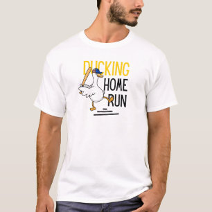 T-shirt de baseball drôle de canard