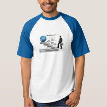 T-shirt de baseball masculin Raglan