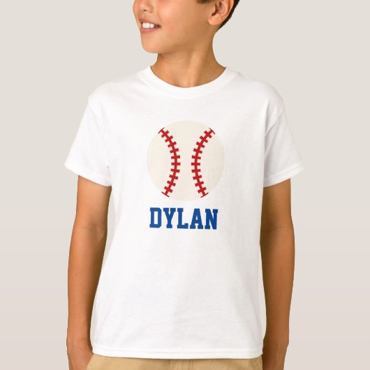 T-shirt de baseball personnalisé (Devant)