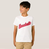 T-shirt de baseball personnalisé pour enfants (Devant entier)