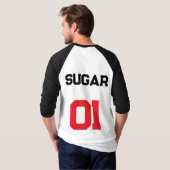 T-shirt de baseball Team Sugar (Dos entier)