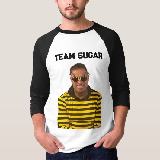T-shirt de baseball Team Sugar (Devant)