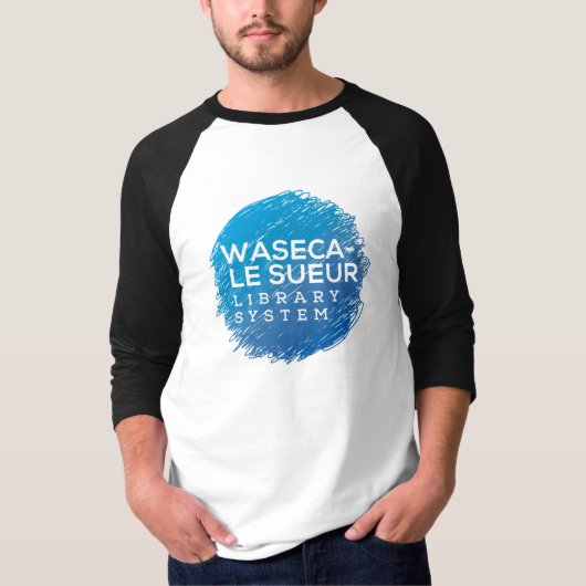 T-shirt de baseball Waseca-Le Sueur (Devant)