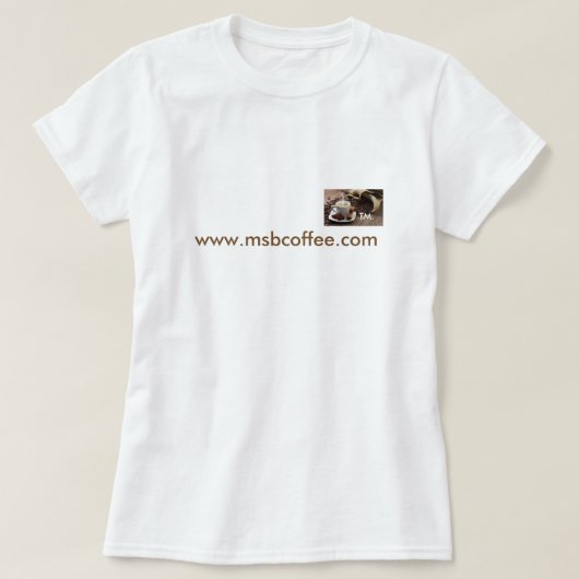 T-shirt de Basic de Mme B Coffee- Women's (Design devant)