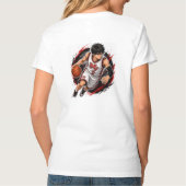 T-shirt de basket-ball d'anime (Dos)