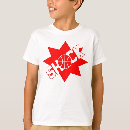 T-shirt de basket-ball de choc (Devant)