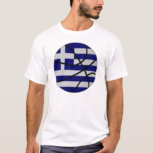 T-shirt de basket-ball de la Grèce (Devant)