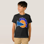 T-shirt de basket-ball de requins (Devant entier)