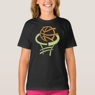 T-Shirt De Basket-Ball Et Filets