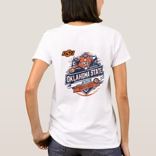 T-shirt de basket-ball féminin de l'Oklahoma (Dos)