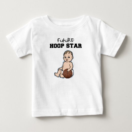 T-shirt de basket-ball pour bébé Star Hoop Future (Devant)