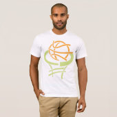 T-Shirt De Basket Et Net Mens (Devant entier)