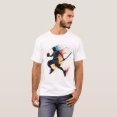 T-shirt de basket - Samurai Baller (Devant entier)