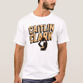 T-shirt de basketball Caitlin Clark - Retro Bold (Devant)
