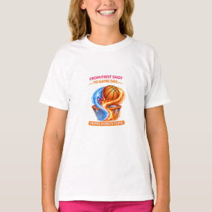 T-shirt de basketball « Maman est toujours là »