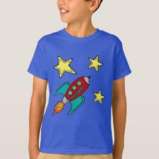 T-shirt de bateau de rétrofusée