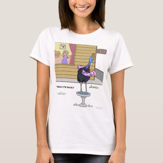 T-shirt de Bath d'oiseau de casoar (Devant)
