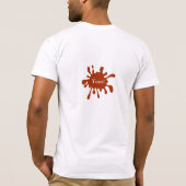 T-shirt de BBQ avec des taches de sauce à BBQ (Dos)