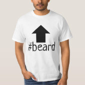 T-shirt de #beard (Devant)