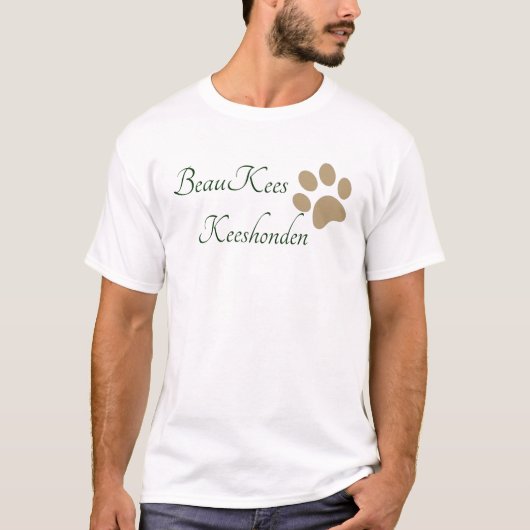 T-shirt de BeauKees Keeshonden (Devant)